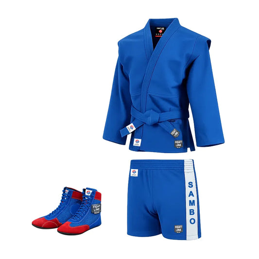 Sambo Gear Set – Sambo Coat, Shorts, Belt & Shoes