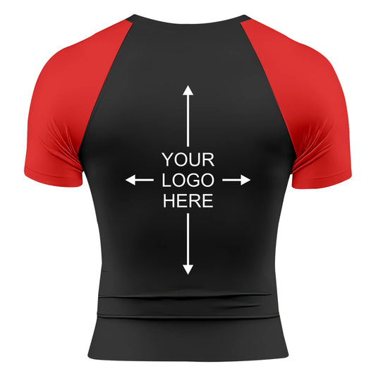 Customized Half Sleeve Rash Guard – Custom MMA Compression Shirt