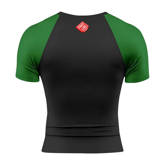 Academy Rank Rash Guard Short Sleeve – BJJ Compression Training Top