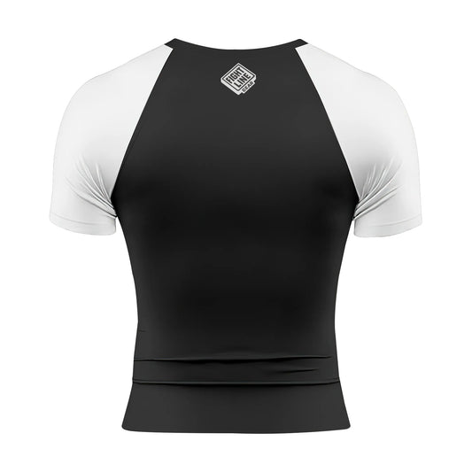 No-Gi Rank Rash Guard Short Sleeve – BJJ Belt Color Training Shirt
