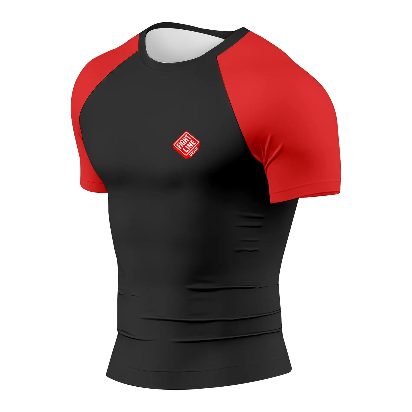 Competition Rank Rash Guard Short Sleeve – BJJ Compression Fight Shirt