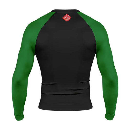 Long Sleeve Rank Rash Guard – BJJ Belt Color Compression Shirt
