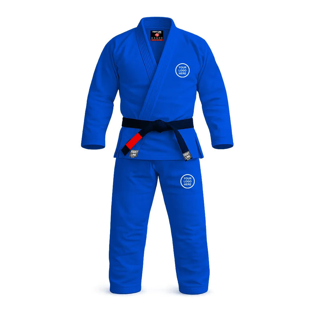 Academy BJJ Gi – Training Uniform with Custom Logo Placement Areas