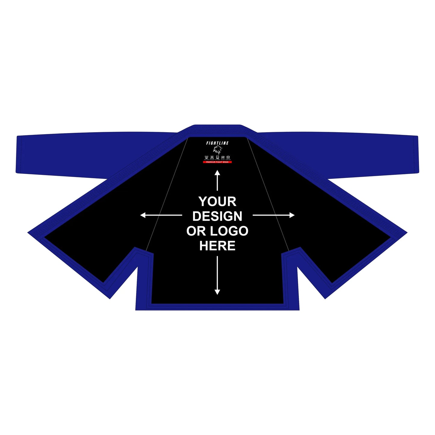 Academy BJJ Gi – Training Uniform with Custom Logo Placement Areas