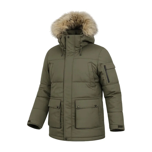 Waterproof Parka Jacket – Hooded Outdoor Winter Coat