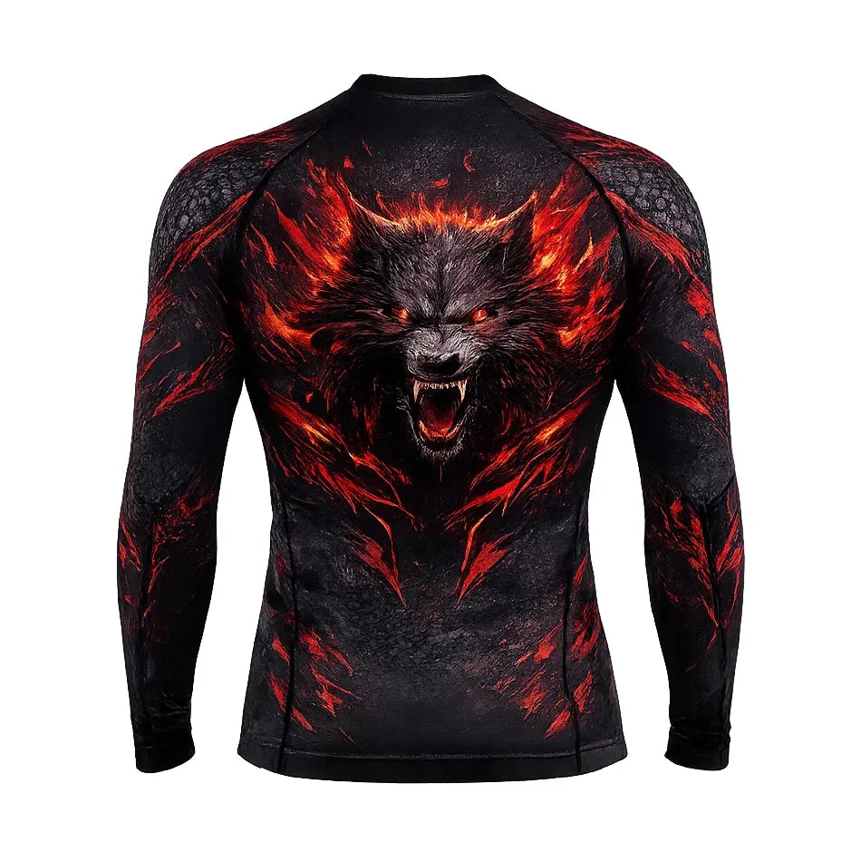 Full Sleeve MMA Rash Guard – Long Sleeve Compression Shirt