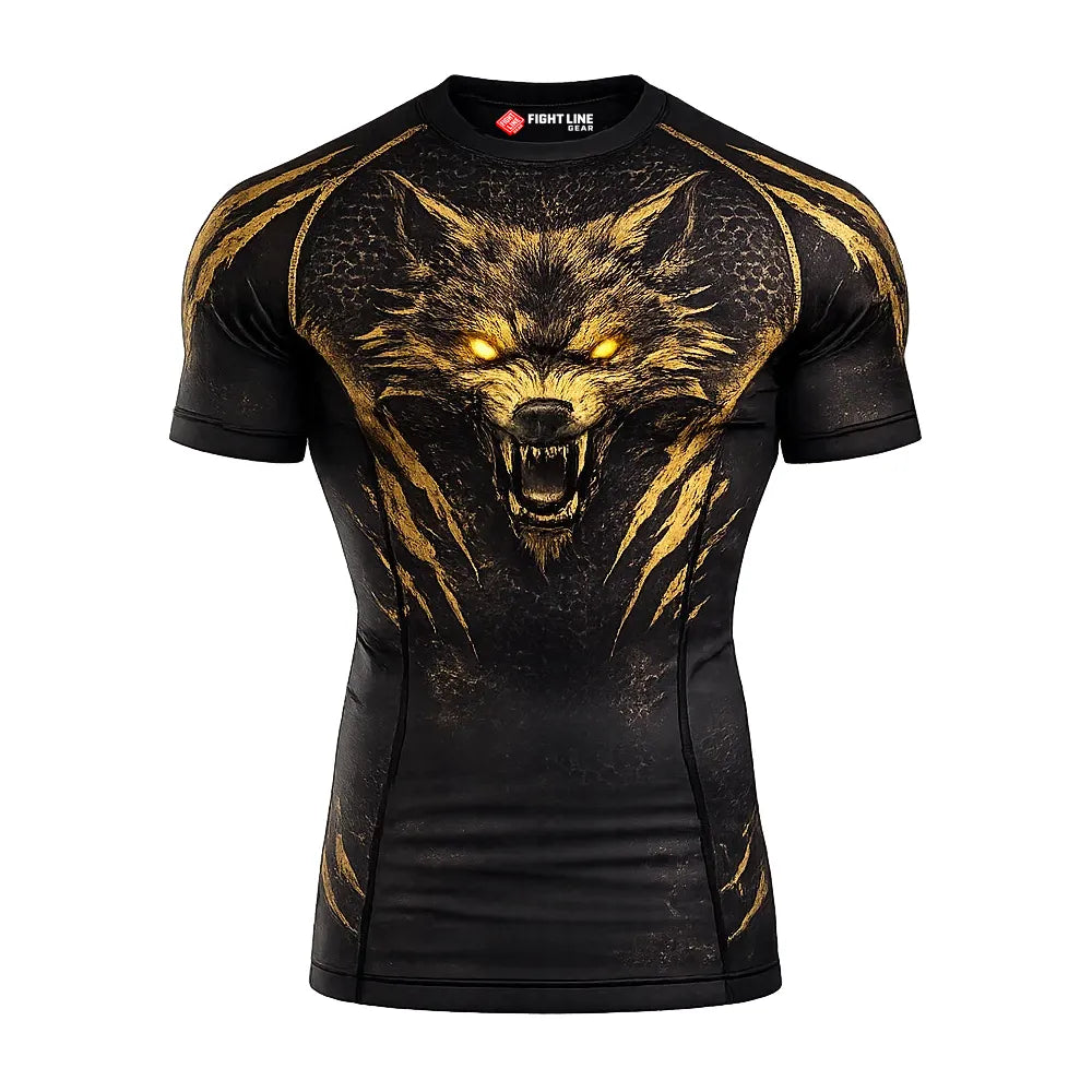 Performance Short Sleeve MMA Rash Guard – Sublimation Fight Wear