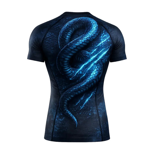 Custom Short Sleeve MMA Rash Guard – Sublimated Compression Shirt
