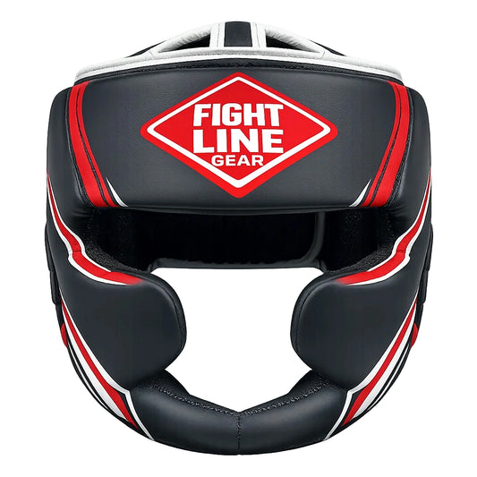 Professional boxing and MMA training head guard with full face protection