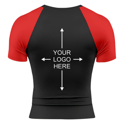 Customized Half Sleeve Rash Guard – Custom MMA Compression Shirt