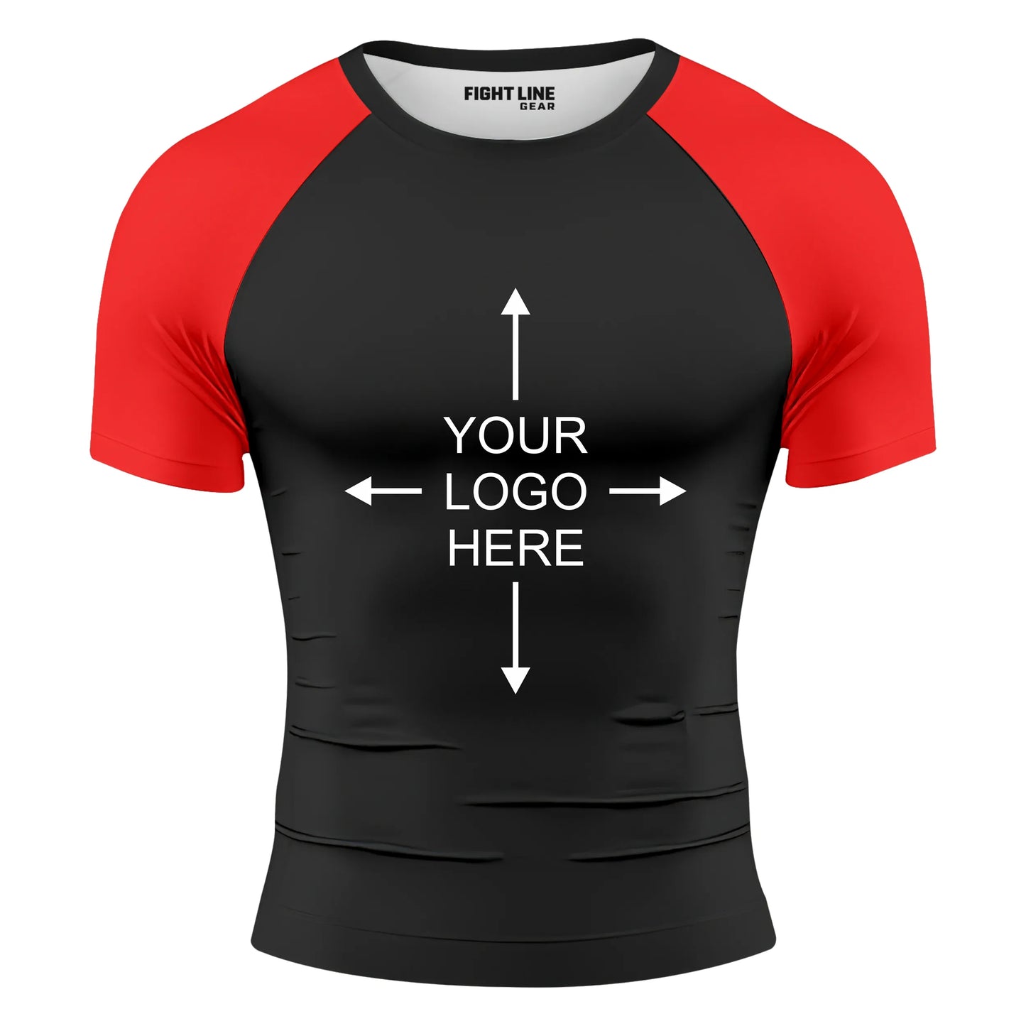 Customized Half Sleeve Rash Guard – Custom MMA Compression Shirt
