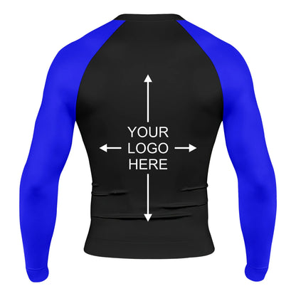 Customized Full Sleeve Rash Guard – Custom MMA & BJJ Compression Shirt