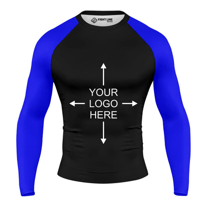 Customized Full Sleeve Rash Guard – Custom MMA & BJJ Compression Shirt