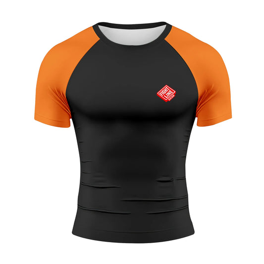 Training Rank Rash Guard Short Sleeve – BJJ Belt Color Compression Wear
