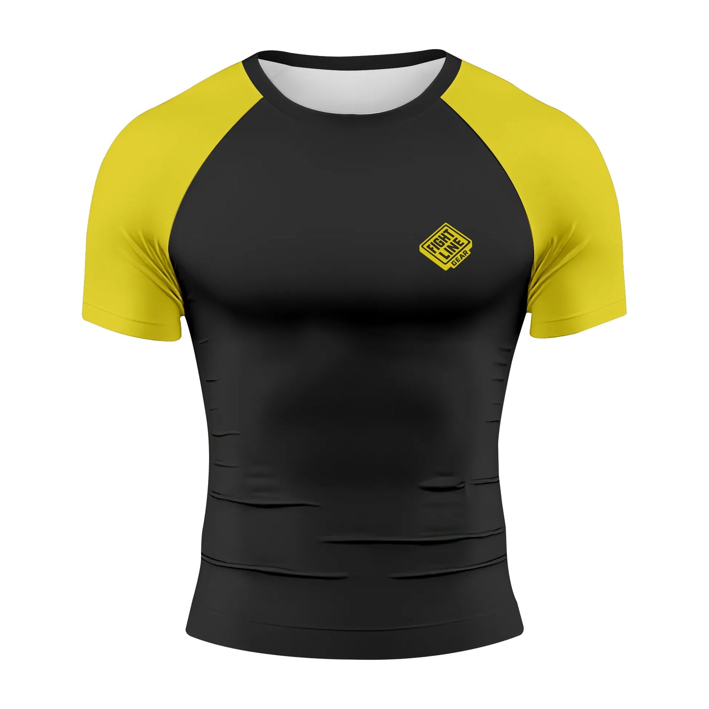 Grappling Rank Rash Guard Short Sleeve – BJJ No-Gi Compression Shirt