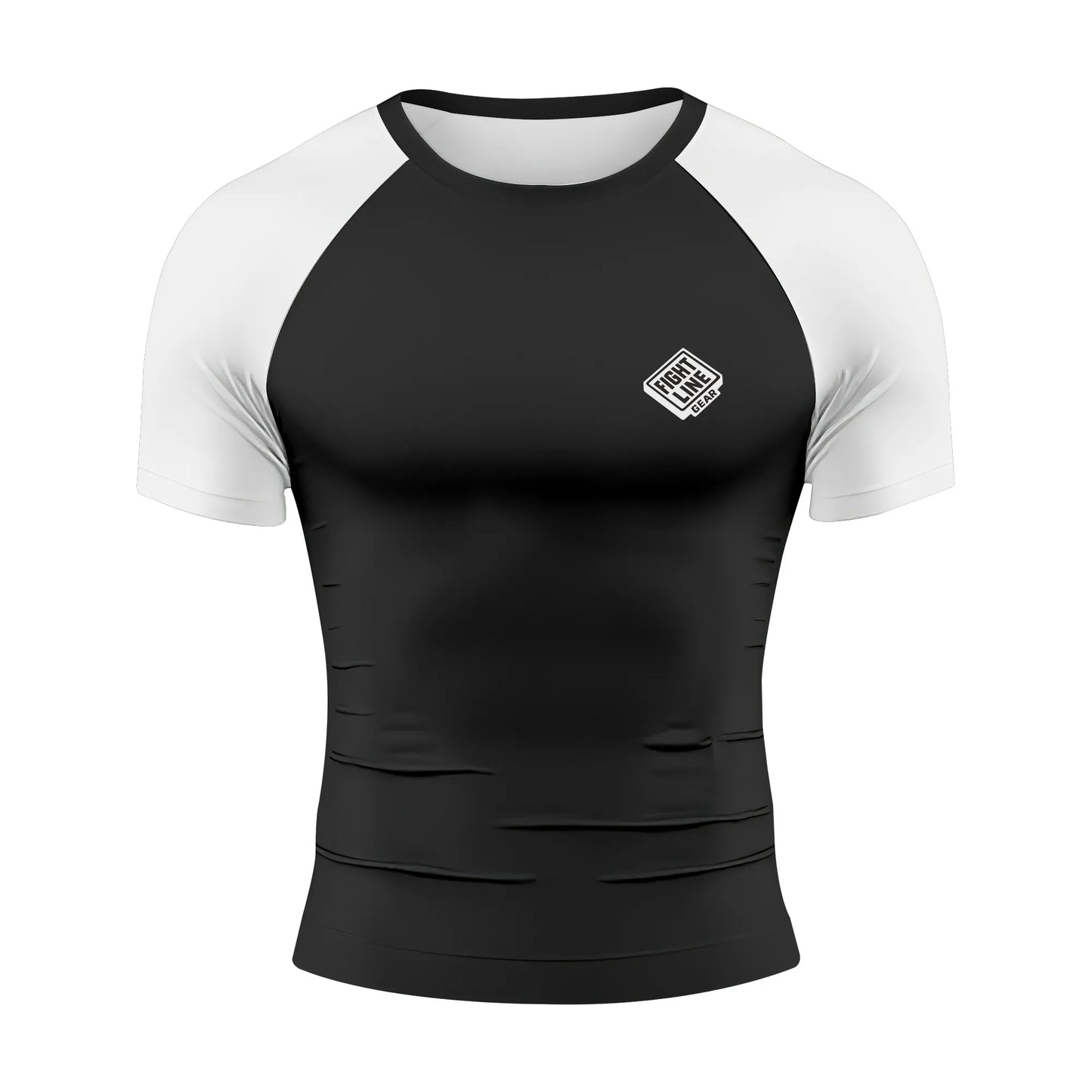 No-Gi Rank Rash Guard Short Sleeve – BJJ Belt Color Training Shirt