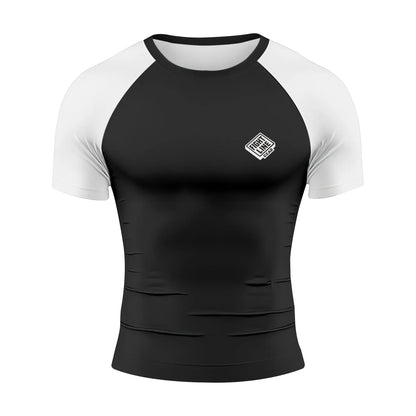 No-Gi Rank Rash Guard Short Sleeve – BJJ Belt Color Training Shirt