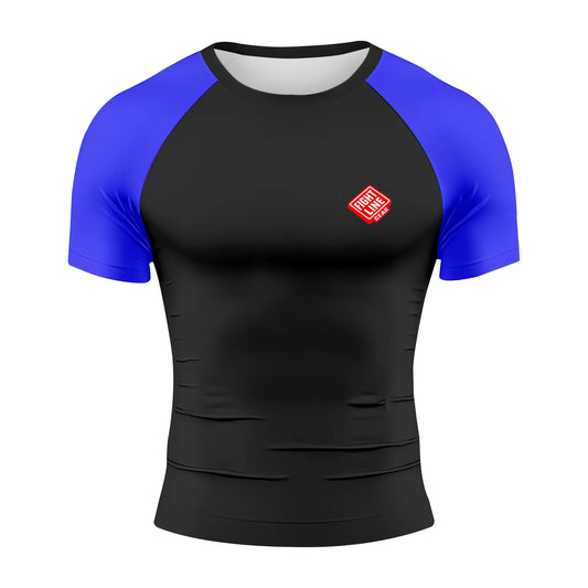 Athletic Rank Rash Guard Short Sleeve – Belt Color MMA Training Top