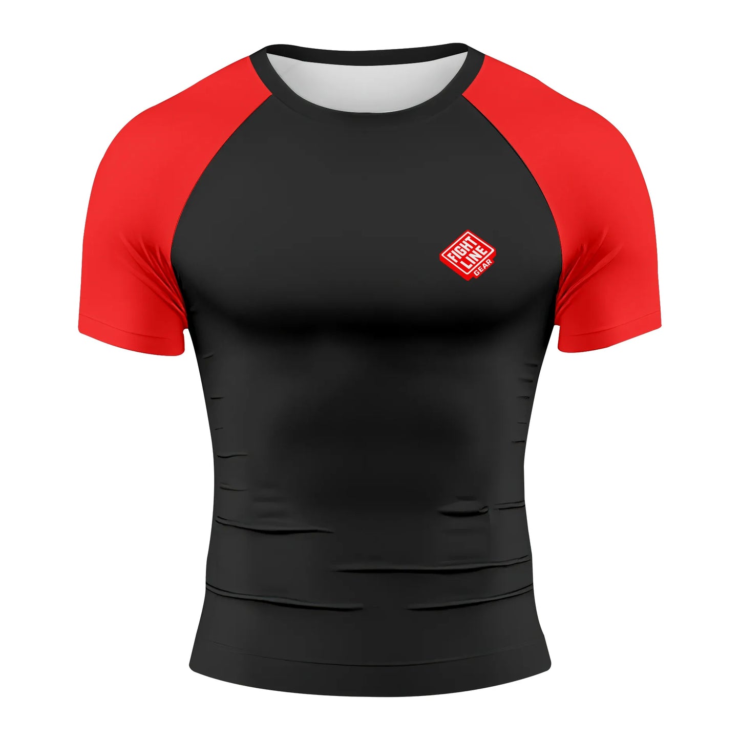 Competition Rank Rash Guard Short Sleeve – BJJ Compression Fight Shirt