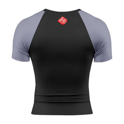 Short Sleeve Rank Rash Guard – BJJ Belt Color Grappling Shirt