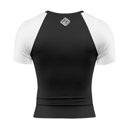 No-Gi Rank Rash Guard Short Sleeve – BJJ Belt Color Training Shirt