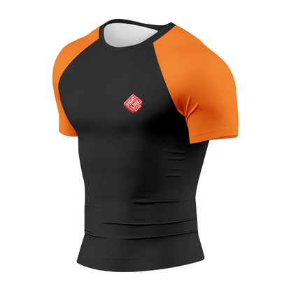 Training Rank Rash Guard Short Sleeve – BJJ Belt Color Compression Wear