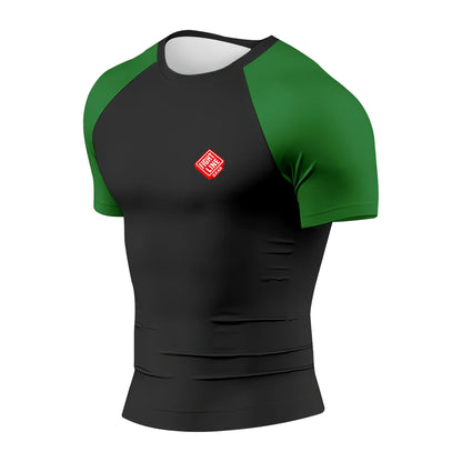 Academy Rank Rash Guard Short Sleeve – BJJ Compression Training Top