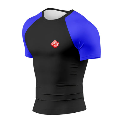 Athletic Rank Rash Guard Short Sleeve – Belt Color MMA Training Top