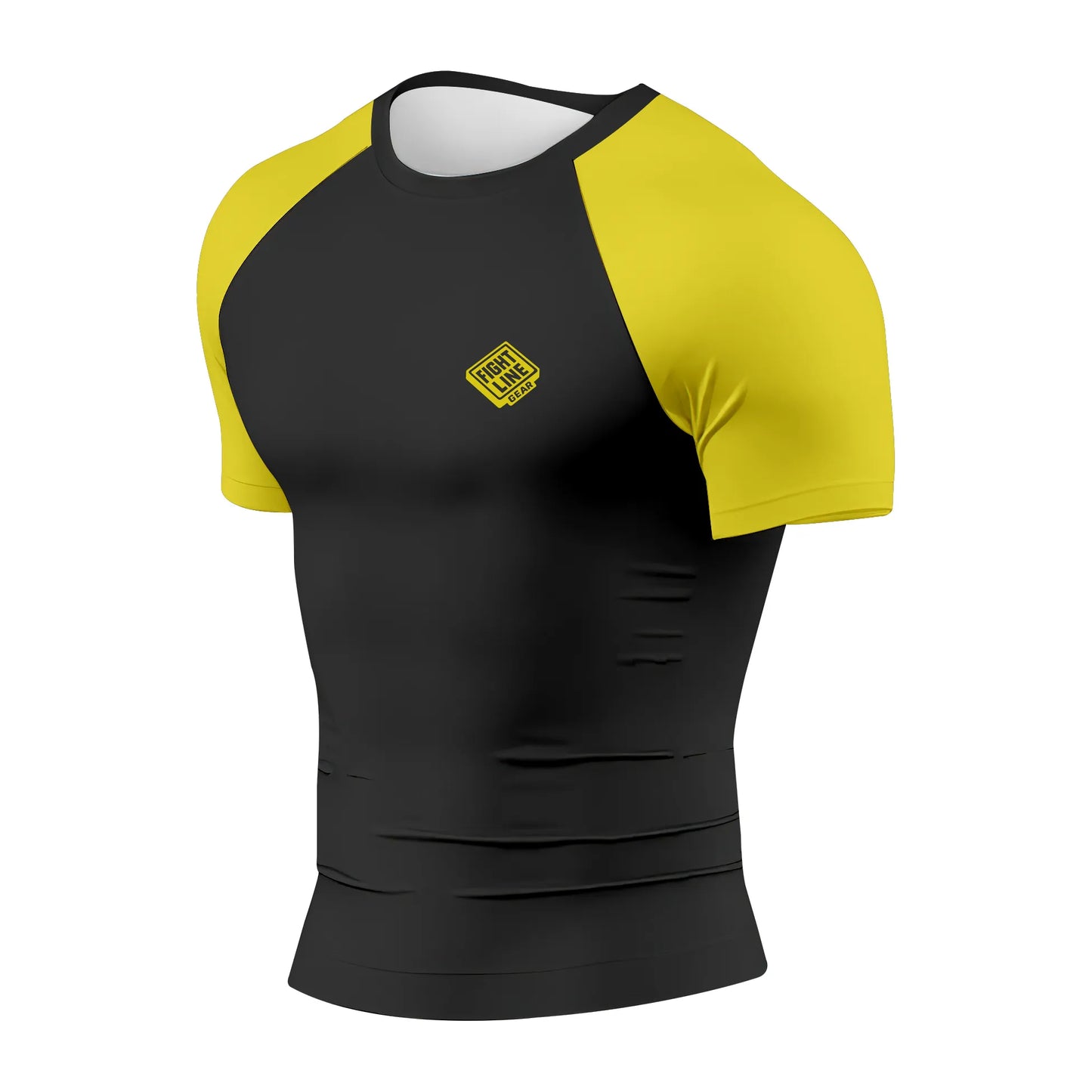 Grappling Rank Rash Guard Short Sleeve – BJJ No-Gi Compression Shirt