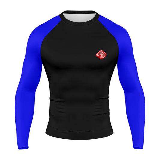 BJJ Rank Rash Guard – Belt Color Sleeve Compression Training Shirt