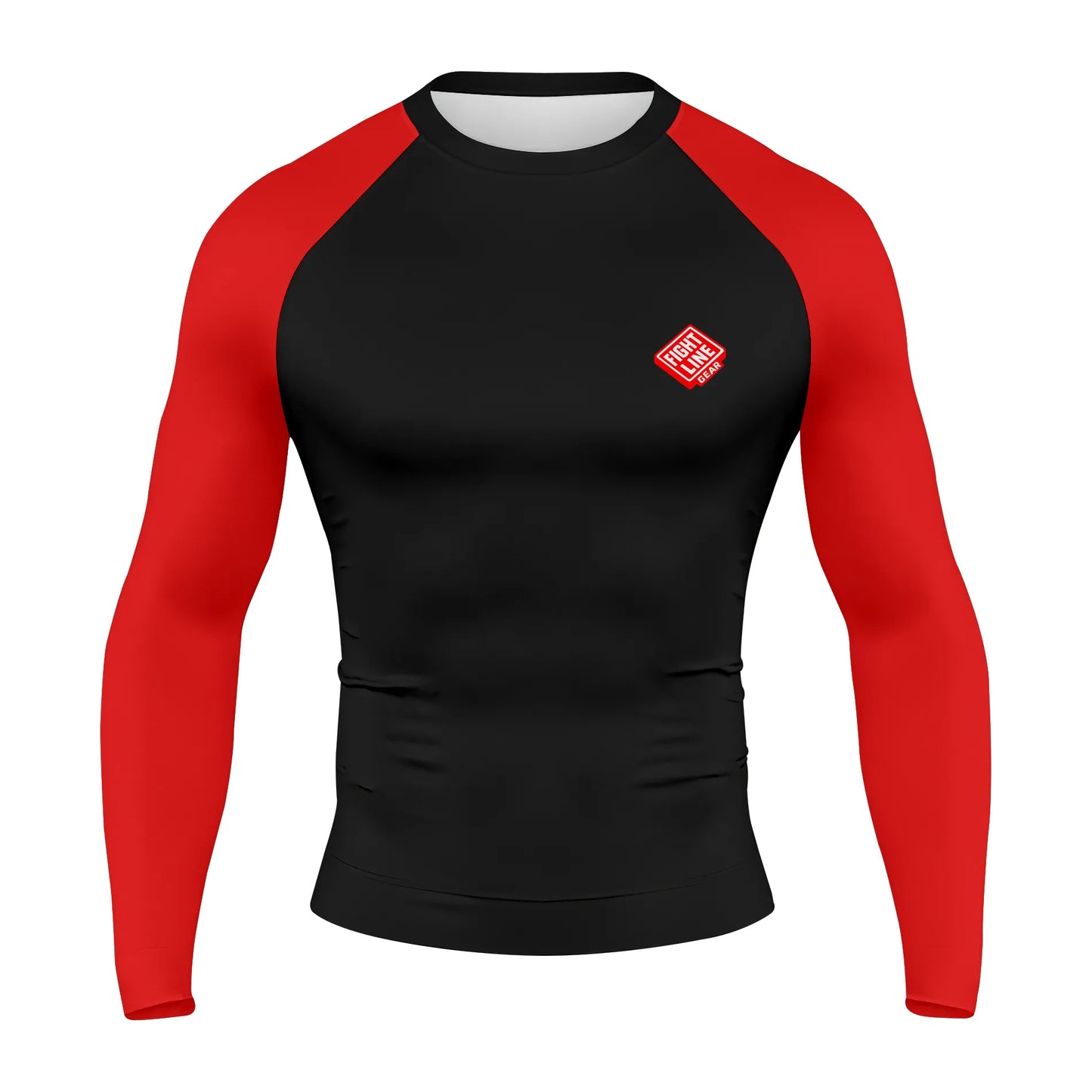 Competition Rank Rash Guard – No-Gi Belt Color Sleeve Training Top