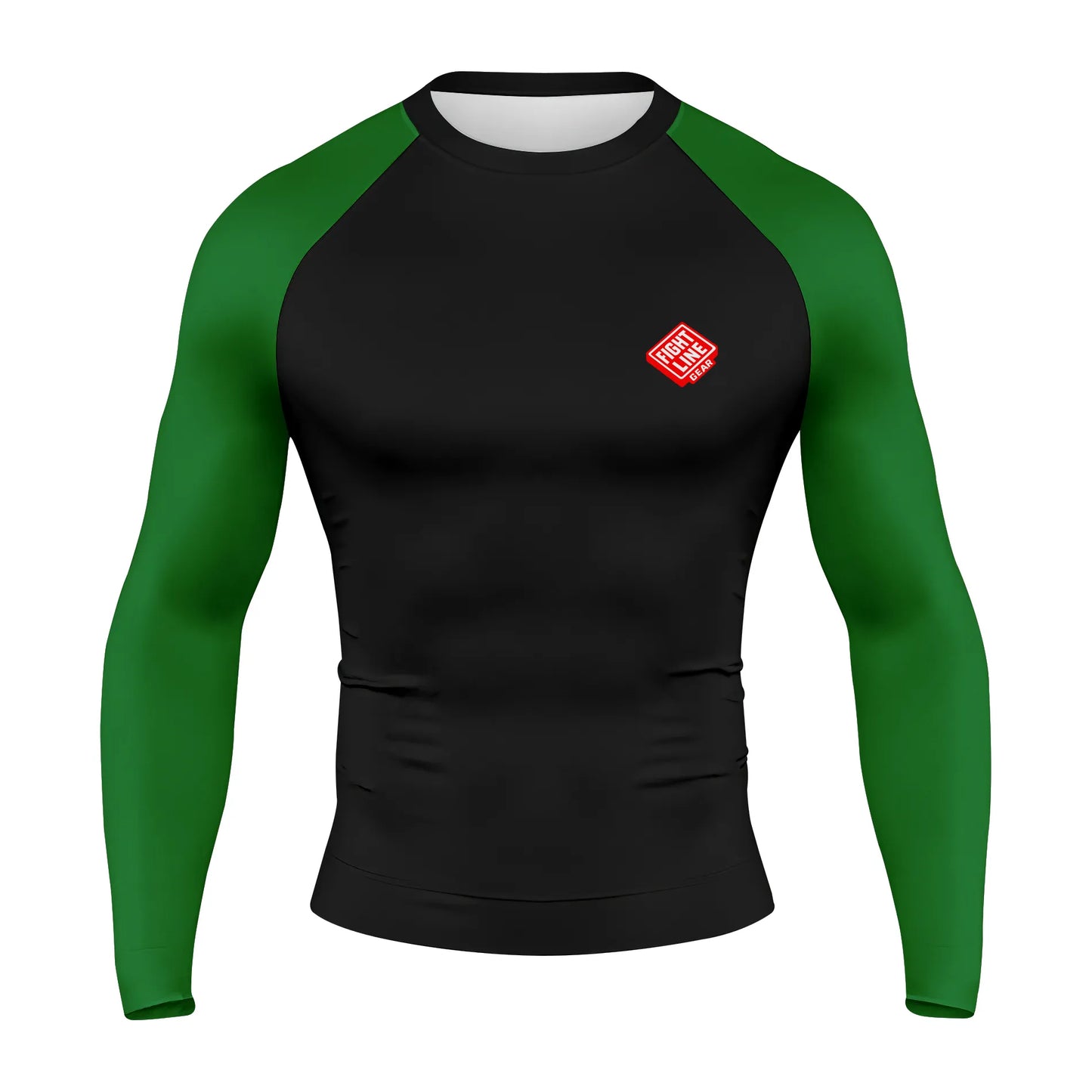 Long Sleeve Rank Rash Guard – BJJ Belt Color Compression Shirt