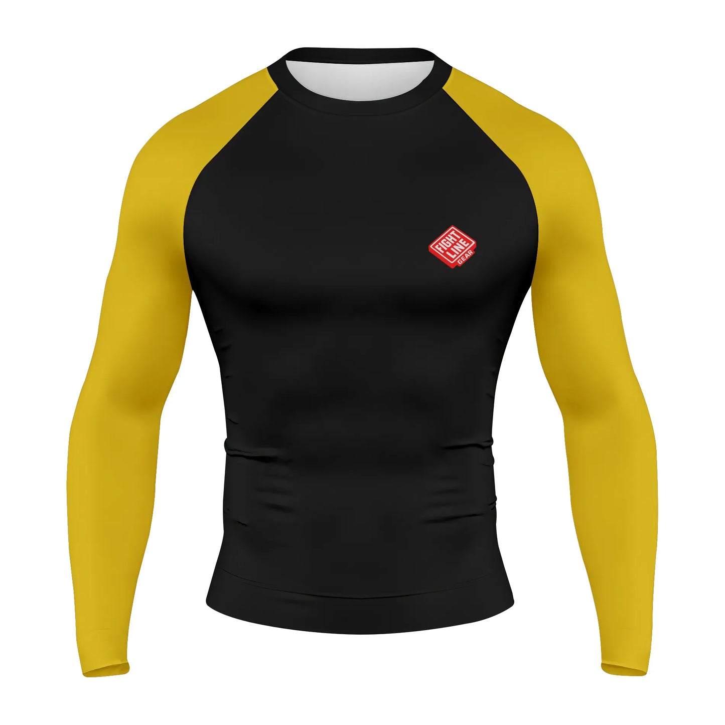 Premium BJJ Rank Rash Guard – Belt Color Sleeve Grappling Apparel