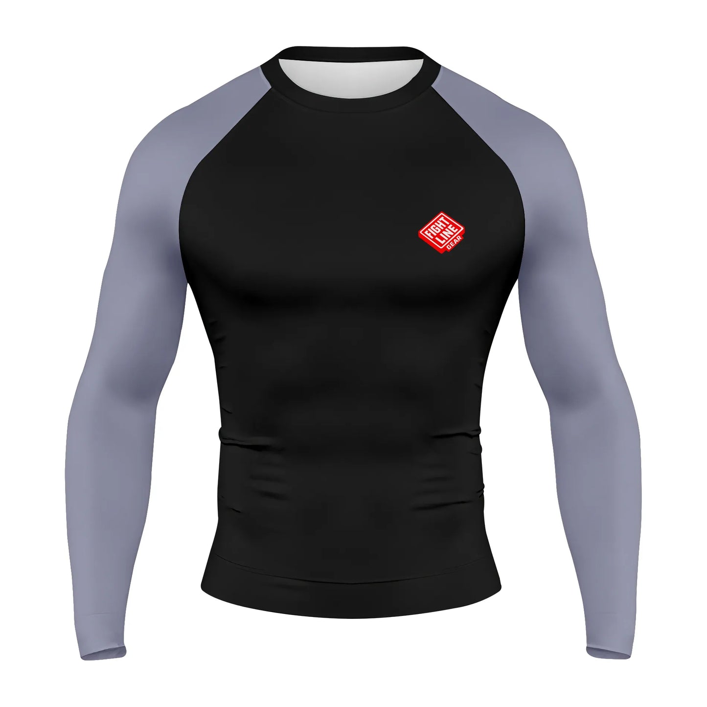 No-Gi Rank Rash Guard – Belt Color Sleeve Training Compression Top