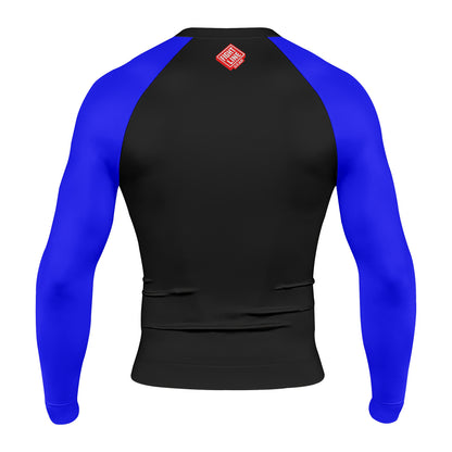 BJJ Rank Rash Guard – Belt Color Sleeve Compression Training Shirt