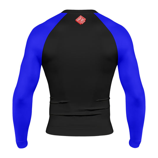 BJJ Rank Rash Guard – Belt Color Sleeve Compression Training Shirt