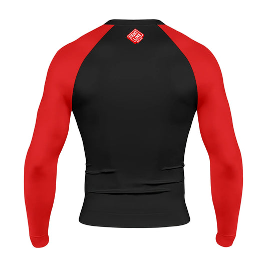 Competition Rank Rash Guard – No-Gi Belt Color Sleeve Training Top