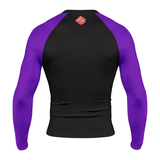 Elite Rank Rash Guard – Belt Color Sleeve BJJ Compression Shirt