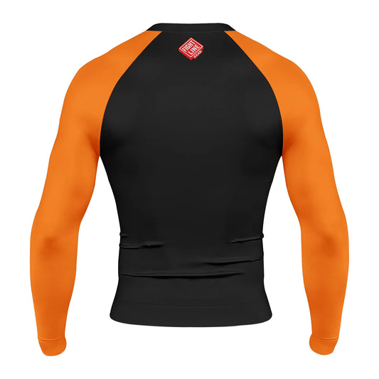 Academy Rank Rash Guard – Belt Color Sleeve No-Gi Grappling Shirt