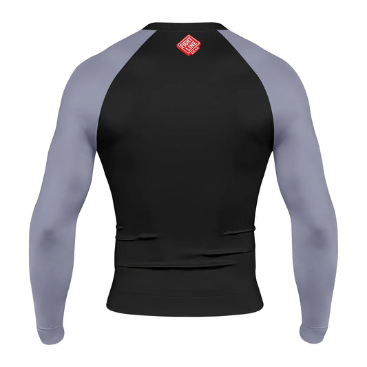 No-Gi Rank Rash Guard – Belt Color Sleeve Training Compression Top