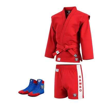 Sambo Gear Set – Sambo Coat, Shorts, Belt & Shoes
