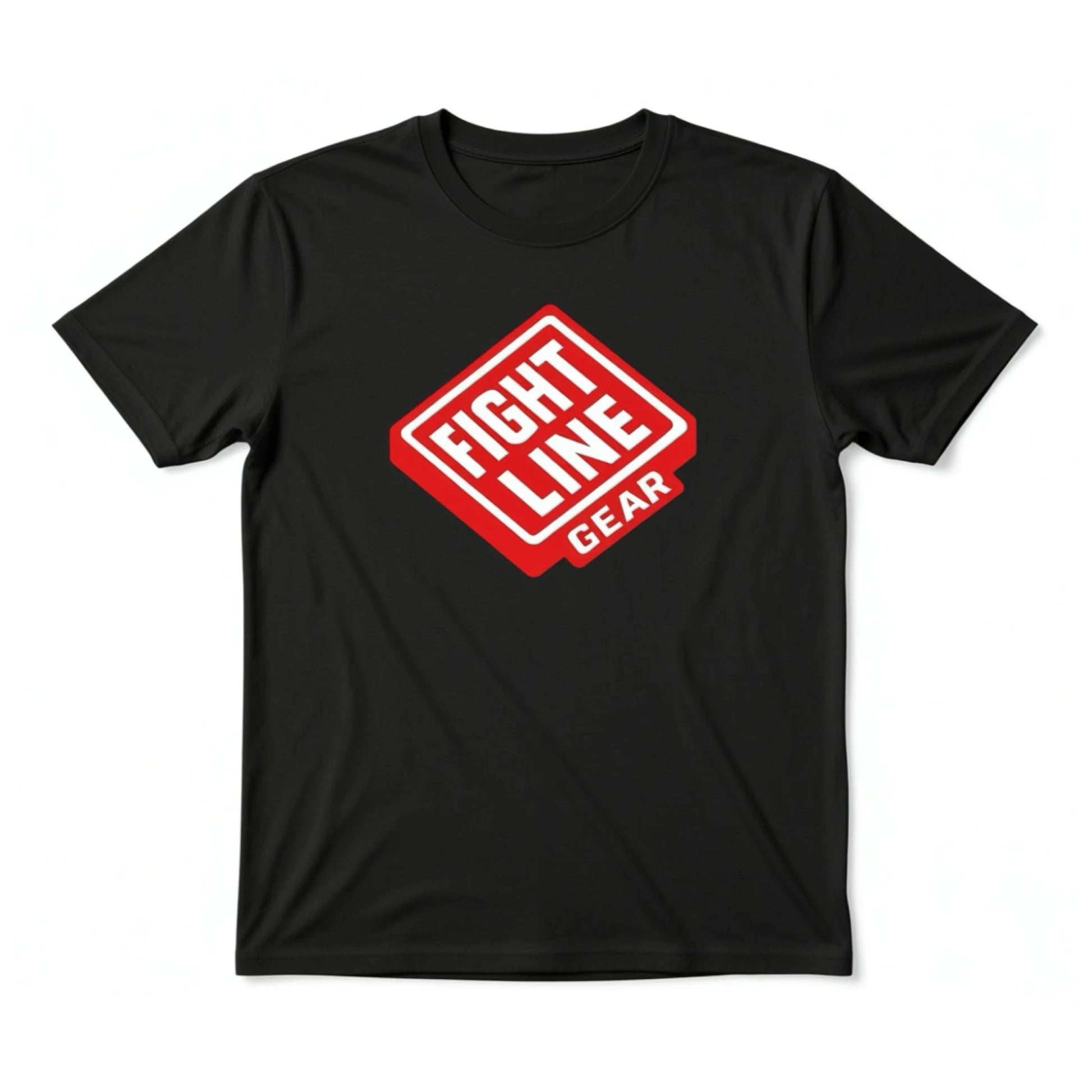 Premium black cotton t-shirt for men and kids with crew neck design